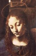 LEONARDO da Vinci Madonna in the rock grottos oil